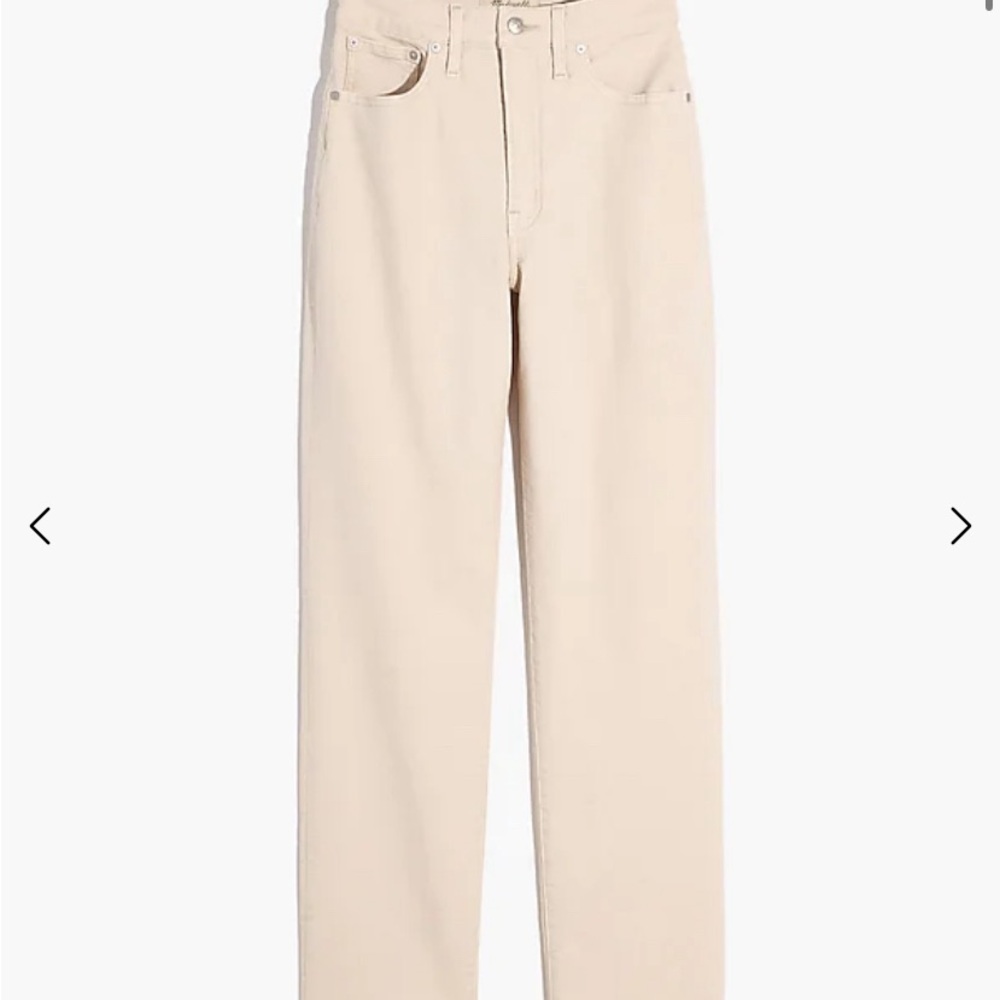Madewell The Perfect Vintage Straight Jean in Vintage Canvas Wash Size 33